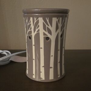 Scentsy Aspen Grove Warmer Wax Burner, Works Great, Like New Excellent Condition